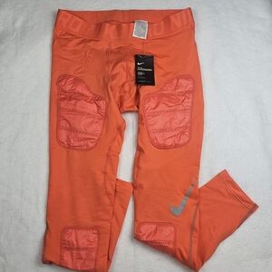 NIKE PRO AEROLOFT HYPERWARM TRAINING TIGHTS 810383 Orange XXL Workout Layer Mens